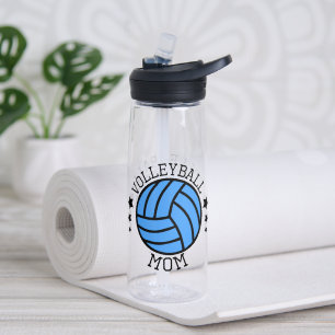 Cool Volleyball Mom word art Water Bottle