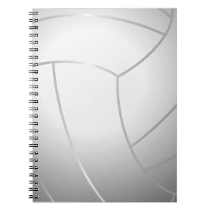 Cool Volleyball (White) Notebook
