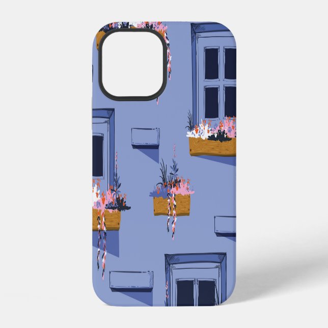 Cool Wall Windows Summer Pattern iPhone Case (Back)