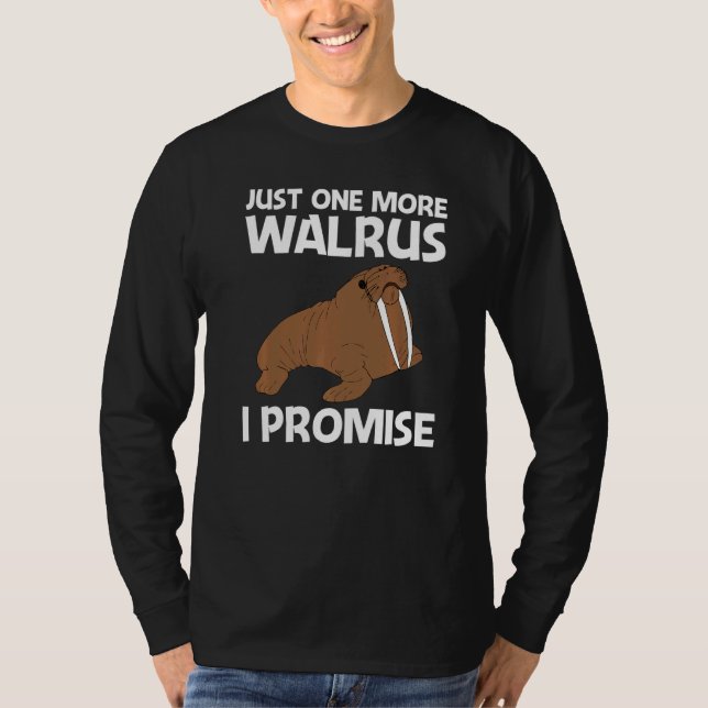 Cool Walrus For Men Women North Pole Pacific Arcti T-Shirt (Front)