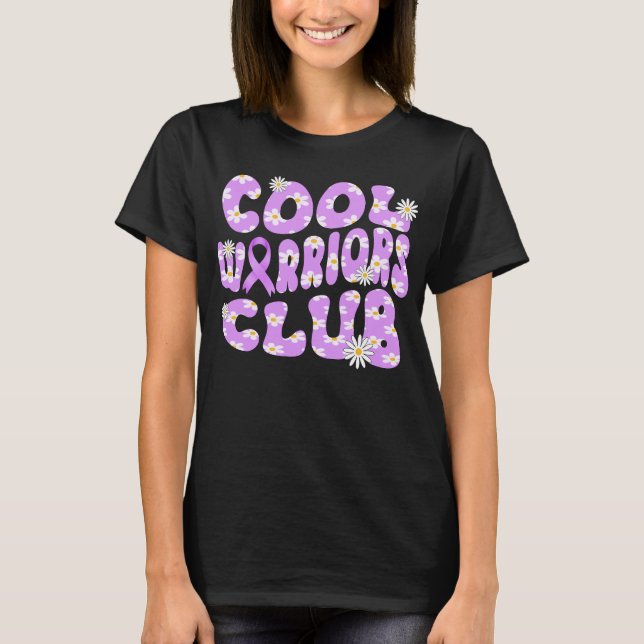 cool warrior club testicular cancer awareness T-Shirt (Front)
