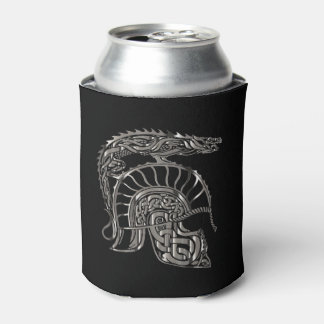 Cool Warrior Metallic Dragon Helmet Can Cooler