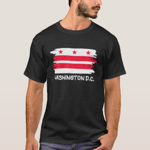 Cool Washington D C Flag T Shirt