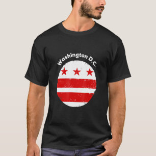 Cool Washington Dc Flag Design For All Ages T-Shirt