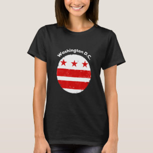 Cool Washington Dc Flag Design For All Ages T-Shirt