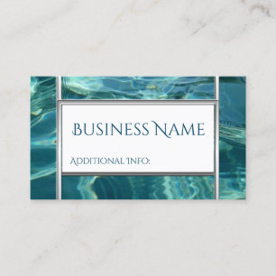 Cool Water Background Business Card
