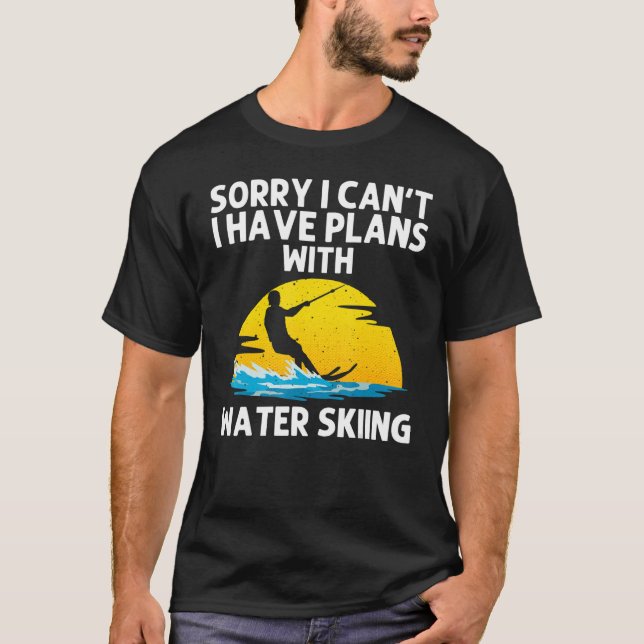 Cool Water Skiing For Men Women Ski Sports Skiers  T-Shirt (Front)