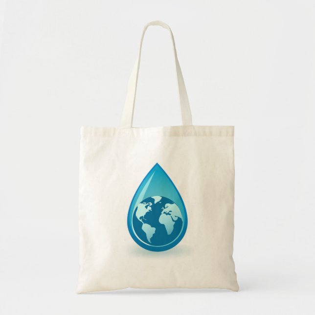 Cool Water World Tote Bag (Front)