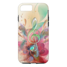 watercolor treble clef