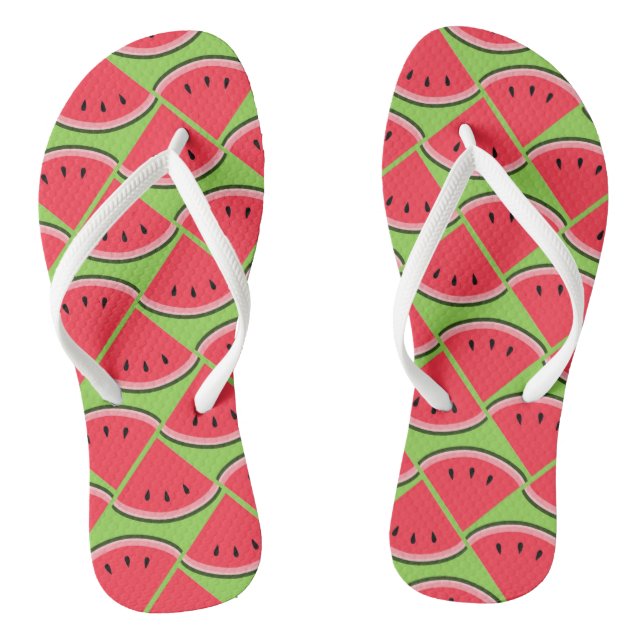 Cool Watermelon Flip Flops (Footbed)
