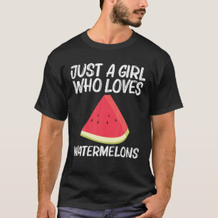 Cool Watermelon Gift For Girls Kids Red Melon Frui T-Shirt