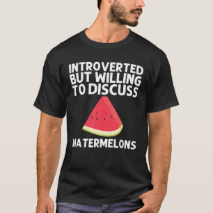 Cool Watermelon Gift For Men Women Red Melon Fruit T-Shirt