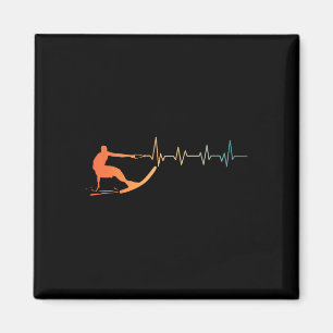 Cool Waterski Art For Men Women Water Ski Coach Wa Magnet