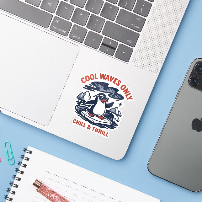 Cool Waves Only (Laptop w/ iPhone)