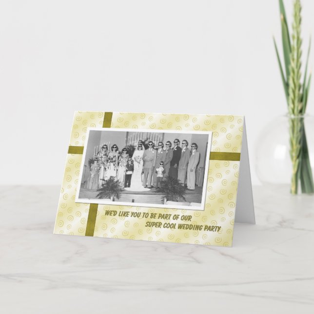 Cool Wedding Party Invite (Front)