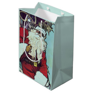 Cool Weed Santa Medium Gift Bag