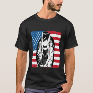 Cool Welder Usa Patriotic American Flag Welder Gif T-Shirt