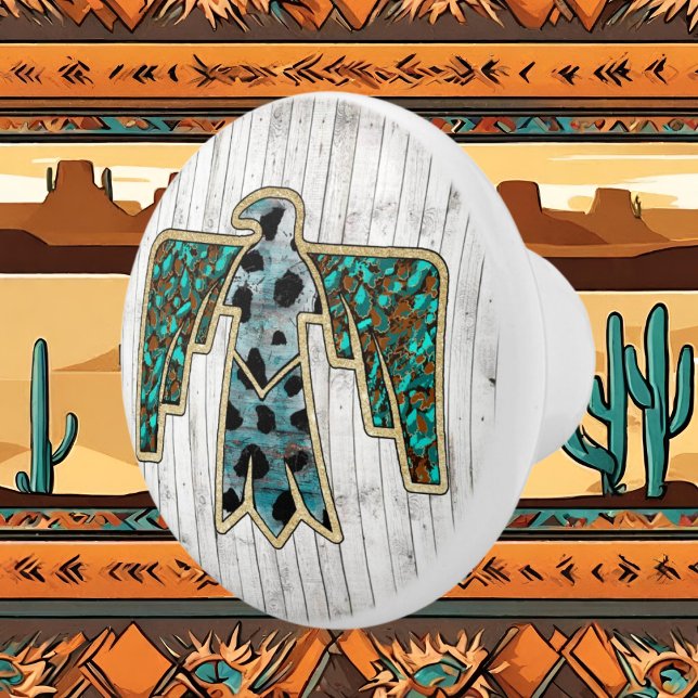 cool Western bird Country Ceramic Knob (Creator Uploaded)
