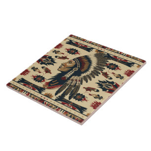 Cool Western Indian pattern  Tile