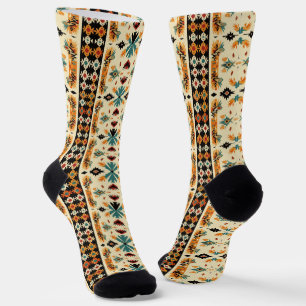 Cool Western Indian pattern tiled  Socks