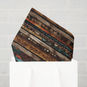 cool Western party pattern  Tissue Paper