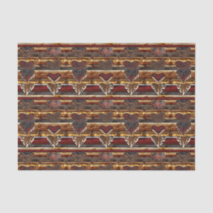 cool Western party pattern  Tissue Paper