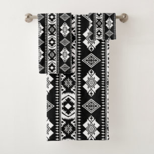 Cool Western tiled pattern  Bath Towel Set