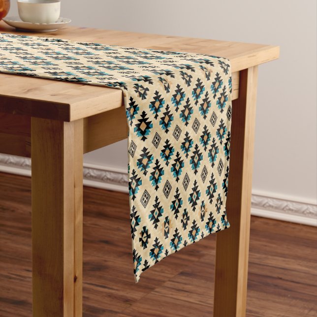 Cool Western tiled pattern  Short Table Runner (In Situ)
