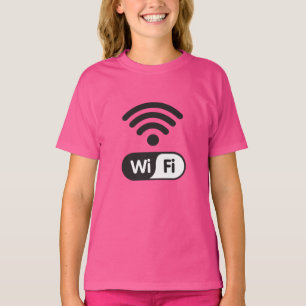 Cool Wi-Fi Signal Graphic Internet T-Shirt