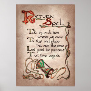 cool witch spell party Poster