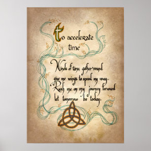 cool witch spell party Poster 