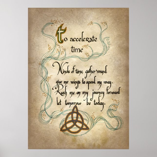 cool witch spell party Poster  (Front)