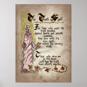 cool witch spell party Poster 