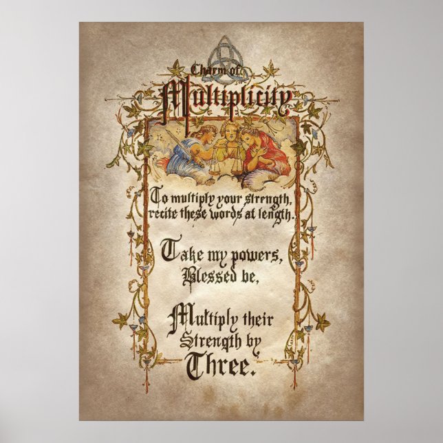 cool witch spell party Poster  (Front)