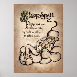 cool witch spell party Poster 