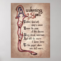 cool witch spell party Poster 