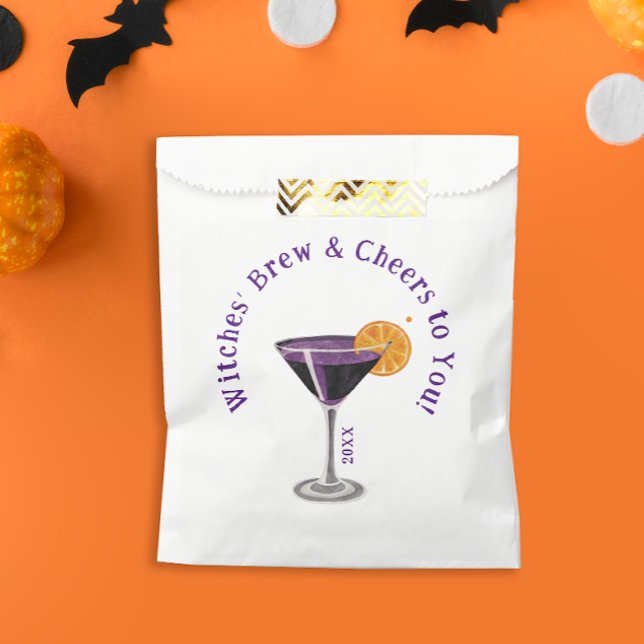 Cool Witches Night Out Purple Drink Cocktail Cheer Favour Bags (Creator Uploaded)