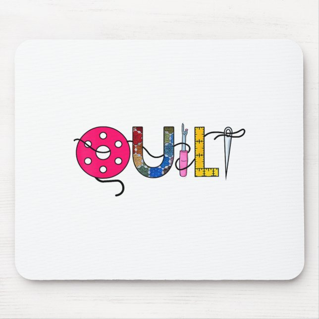 Cool Womens Quilt Quilting Sewing Hobby Crafter Gi Mouse Mat (Front)