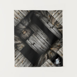 Cool  Wooden  Structure Tapestry