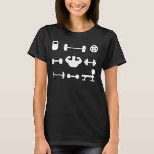 Cool Workout Fitness Muscle Building Weight Liftin T-Shirt