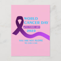Cool World Cancer Day | You're not Alone Quotes