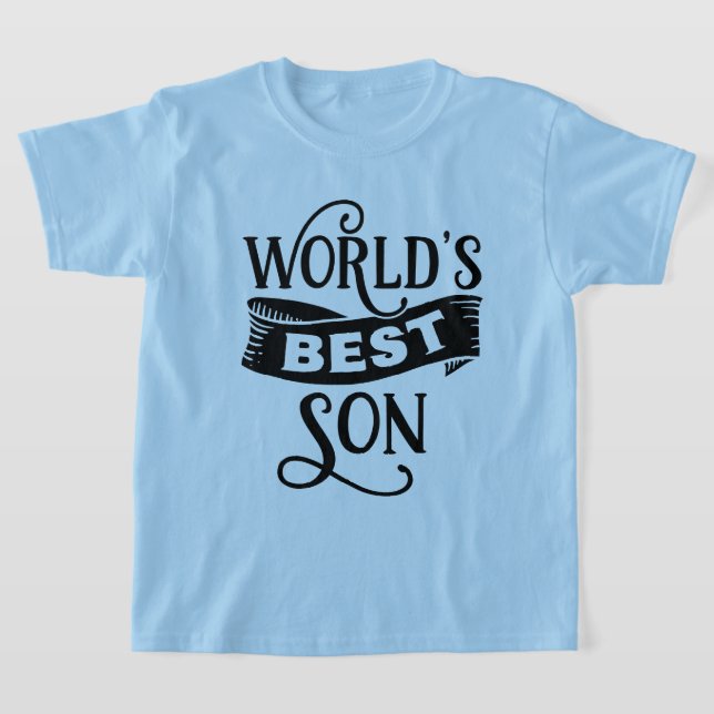 Cool world's best Son  T-Shirt (Laydown)