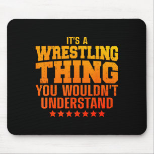 Cool Wrestling Design For Men Women Wrestler Wrest Mouse Mat