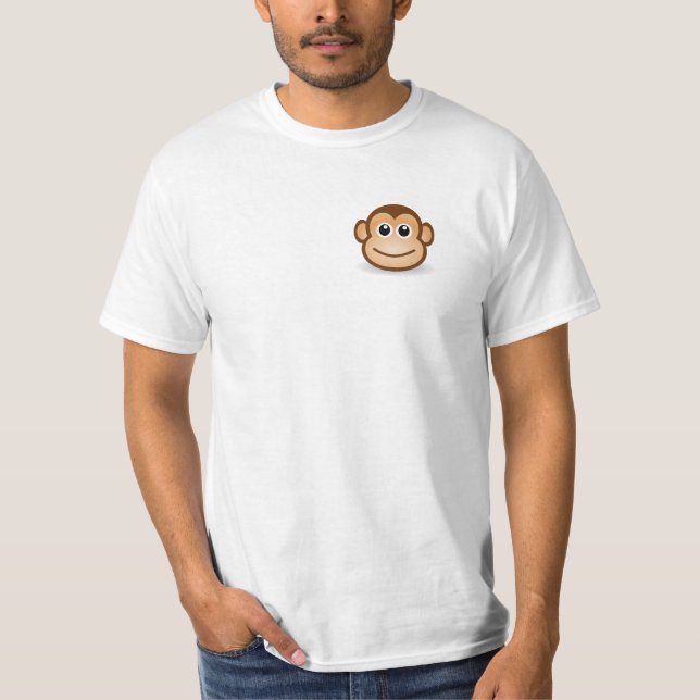 Cool XL Monkey Tee T-Shirt Online Design Idea (Front)