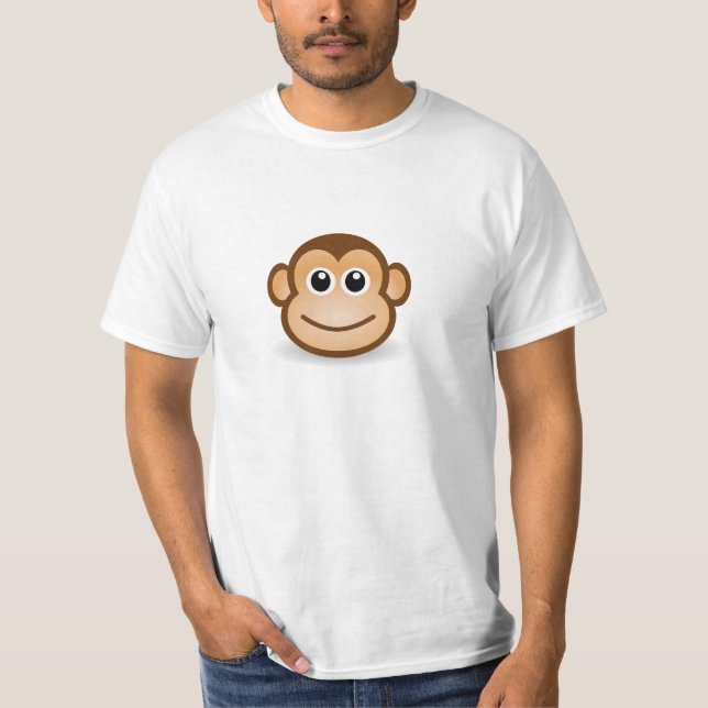 Cool XL Monkey Tee T-Shirt Online Design Idea (Front)