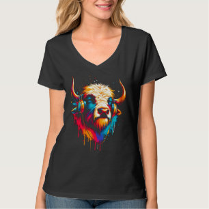 Cool Yak Headphone Music Art Christmas Birthday T-Shirt
