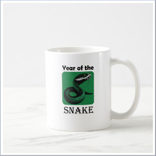 Cool Year of the Snake Chinese Zodiac Coffee Mug