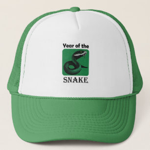 Cool Year of the Snake Chinese Zodiac Trucker Hat