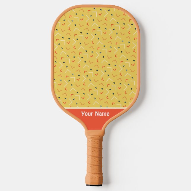 Cool Yellow  Pickleball Paddle (Back)