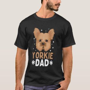 Cool Yorkshire Terrier For Men Dad Dog Grandpa Yor T-Shirt